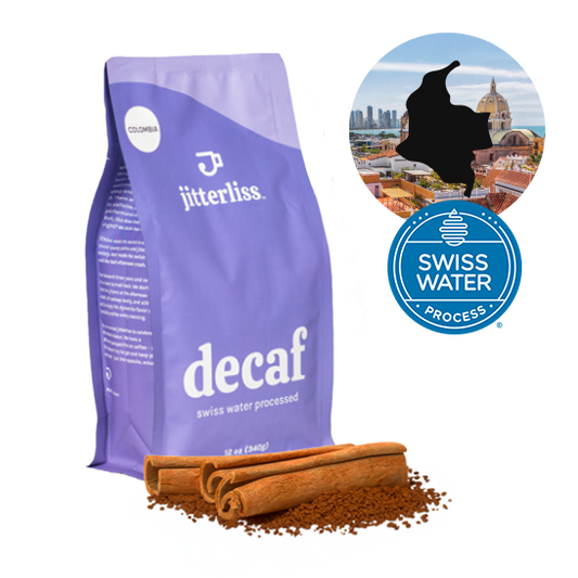 Jitterliss Decaf Cinnamon Colombian Coffee
