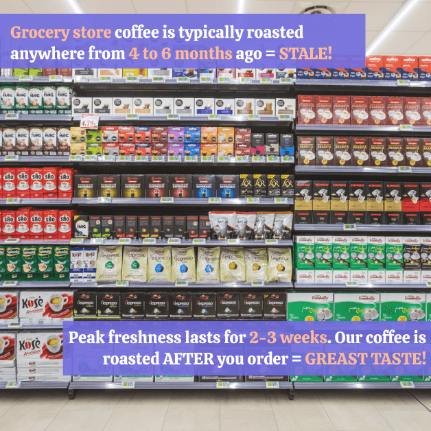 Jitterliss ⅓ Caff Espresso Beans (12oz)