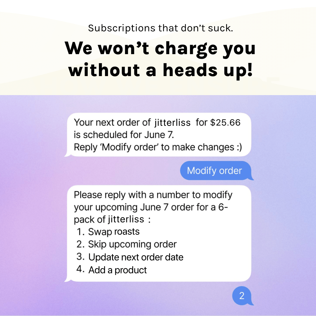 Jitterliss ⅓ Caff Espresso Beans (12oz)